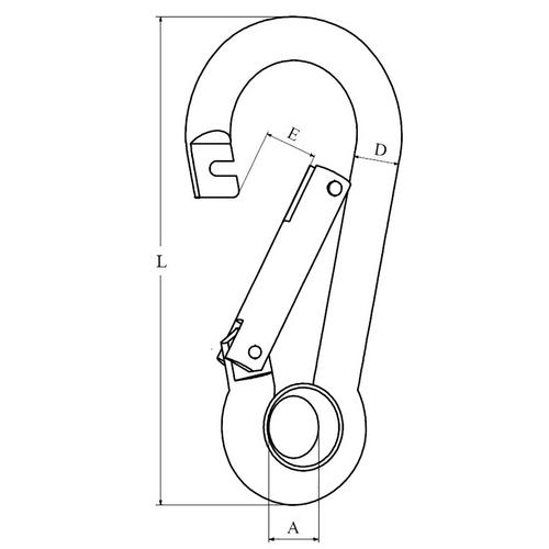 BRANDKÅRSHAKE 10X100MM RING RF